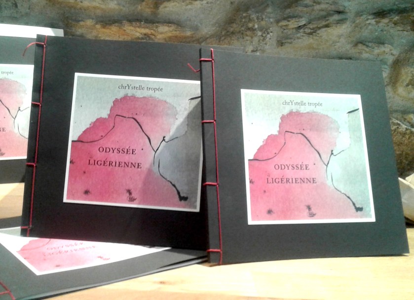 Odyssée Ligérienne est un pont entre peinture et poésie. J’ai écrit et illustré Odyssée Ligérienne un jour de balade sur les bords de Loire mon matériel d’aquarelle en main. Ce jour là le vent était fort et toute tentative de mise en mouvement échoua. Alors j’ai décidé de mettre des mots sur ce que le vent me soufflait à l'oreille. C’est ainsi que sont nés ces petits poèmes. De retour à l’atelier, je les ai illustré à l’aquarelle.